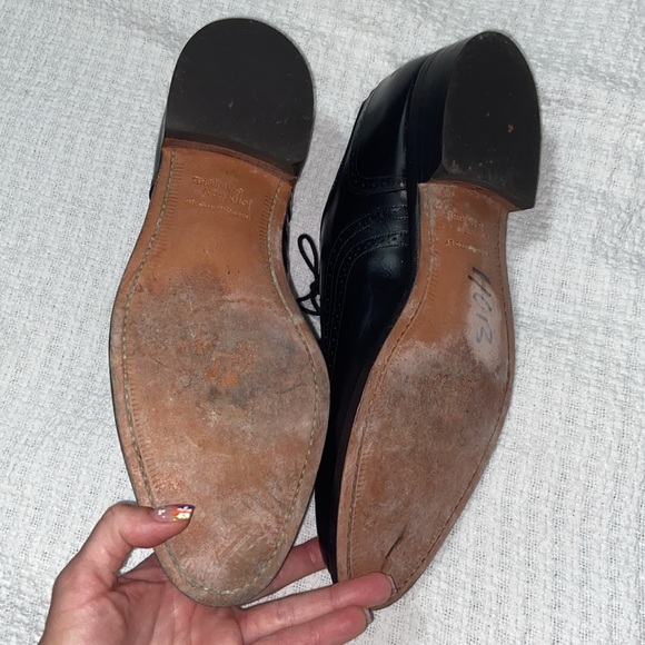 EUC Johnston & Murphy Crown Aristocraft Black Dress Shoes Sz 9.5 main image 11